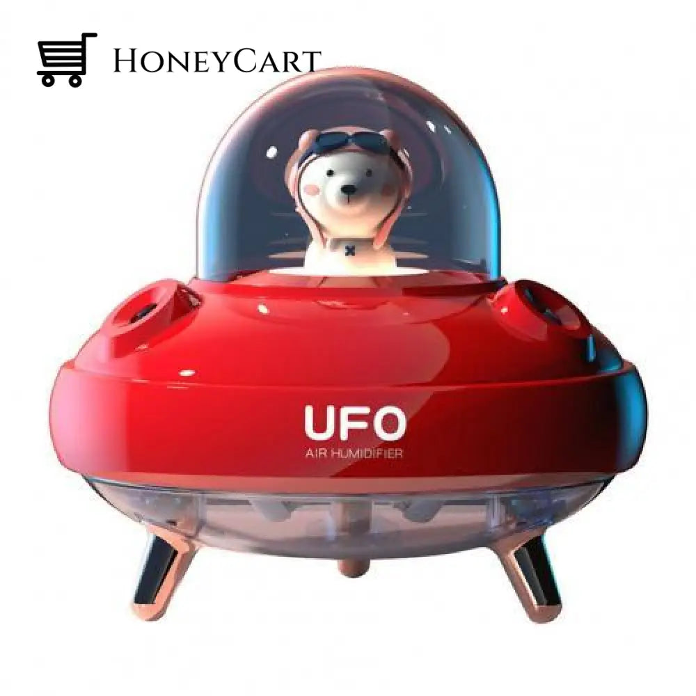 Ufo Bear Nano Air Humidifier Red Charging Humidifiers