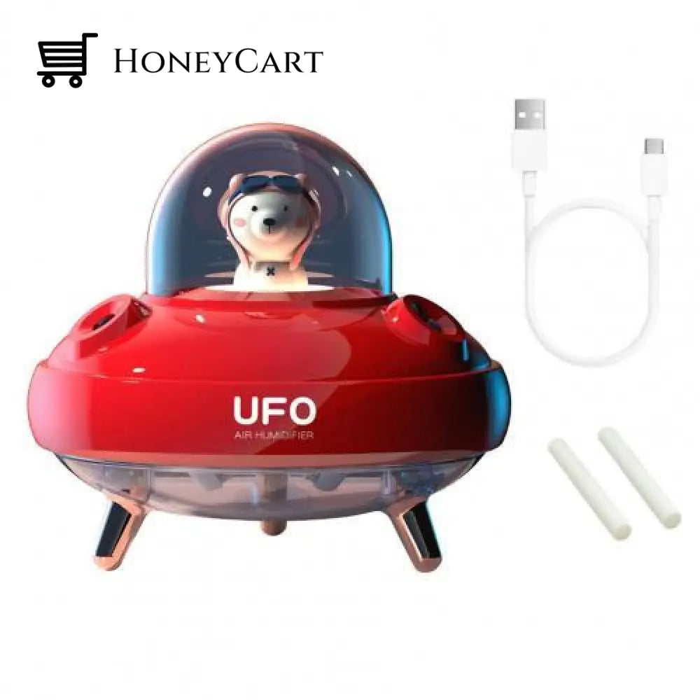 Ufo Bear Nano Air Humidifier Red Direct Power Humidifiers