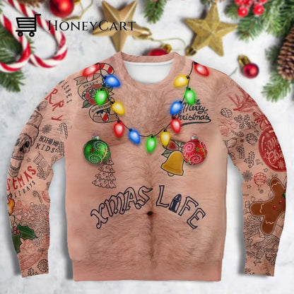 Ugly Christmas Sweatshirt Men-A / S Tool