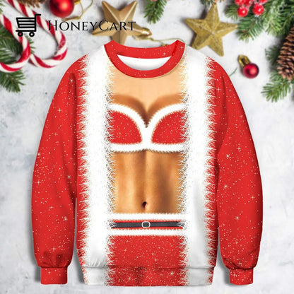 Ugly Christmas Sweatshirt Women-B / S Tool