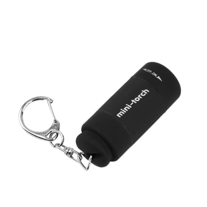 Ultra-Compact USB Rechargeable Keychain Torchlight – Portable Mini Flashlight for Outdoor Adventures, Camping & Everyday Essentials