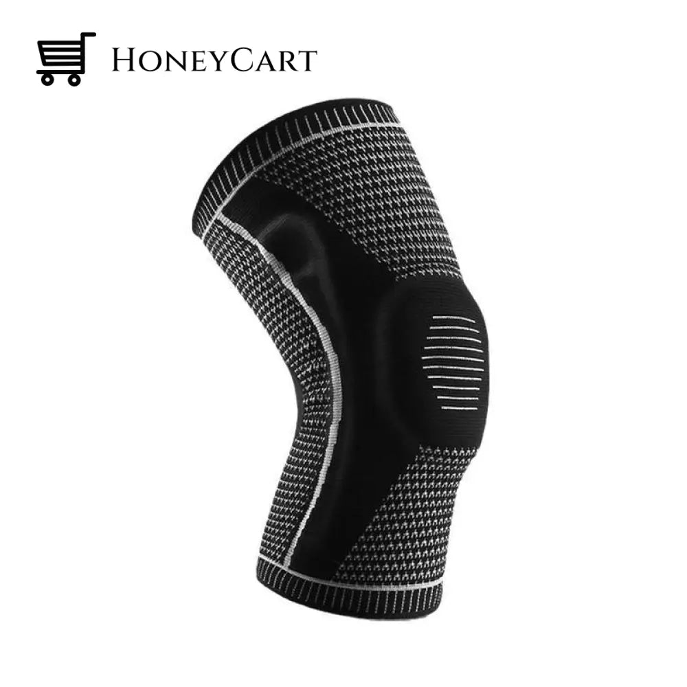 Ultra Silicone Knee Brace Compression Elite Black / M