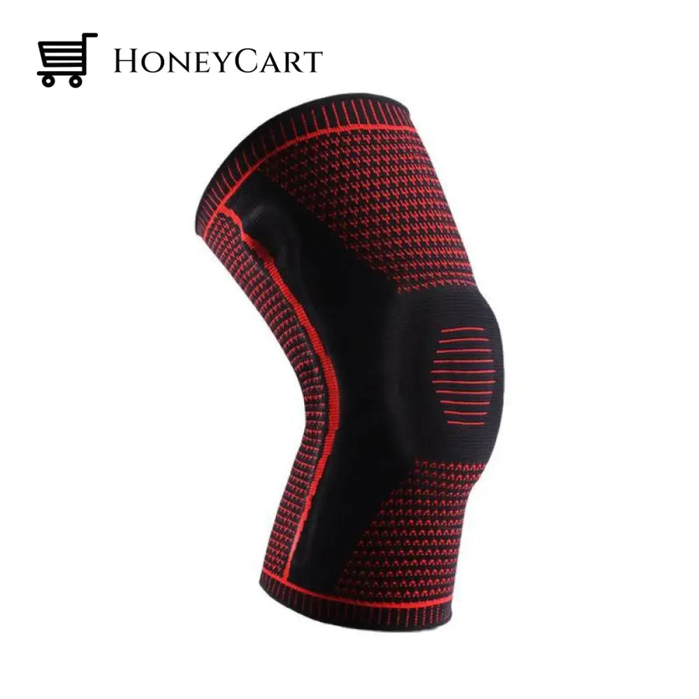 Ultra Silicone Knee Brace Compression Elite Red / M