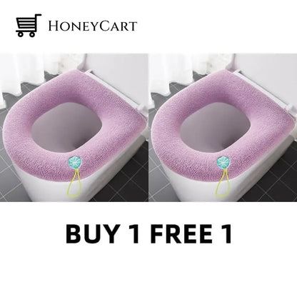 Ultra Thick Toilet Seat Cover Taro / Buy 1 Free 1(2 Pcs) Tool