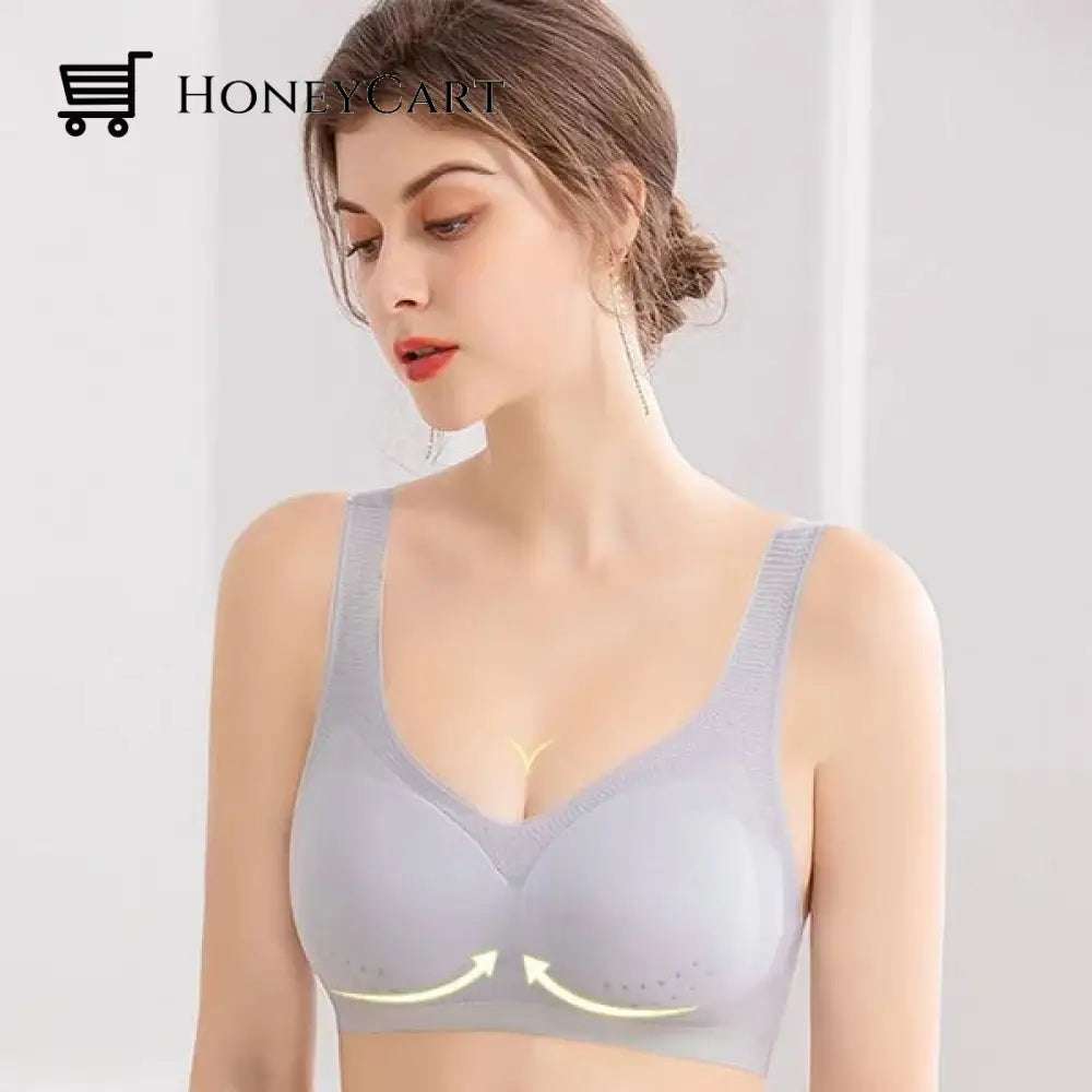 Ultra-Thin Ice Silk Bra