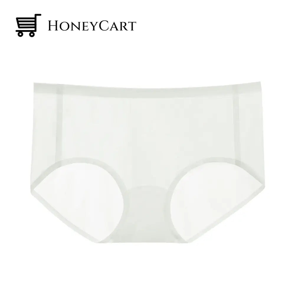Ultra-Thin Non-Marking Ice Silk Underwear White Clothing