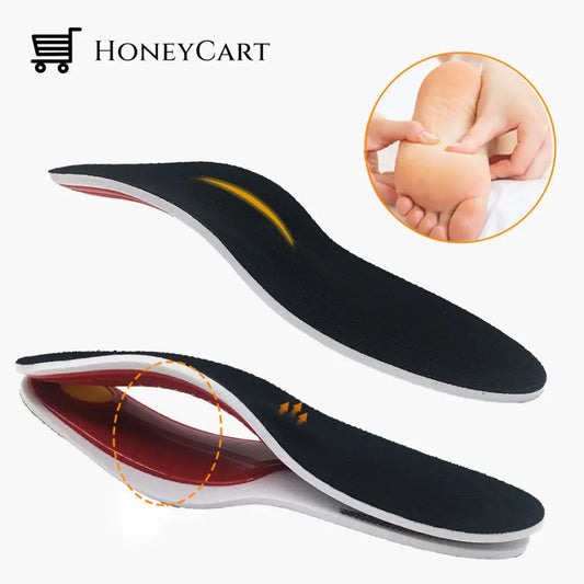 Unisex Premium Orthotic High Arch Support Insoles Gel Pad