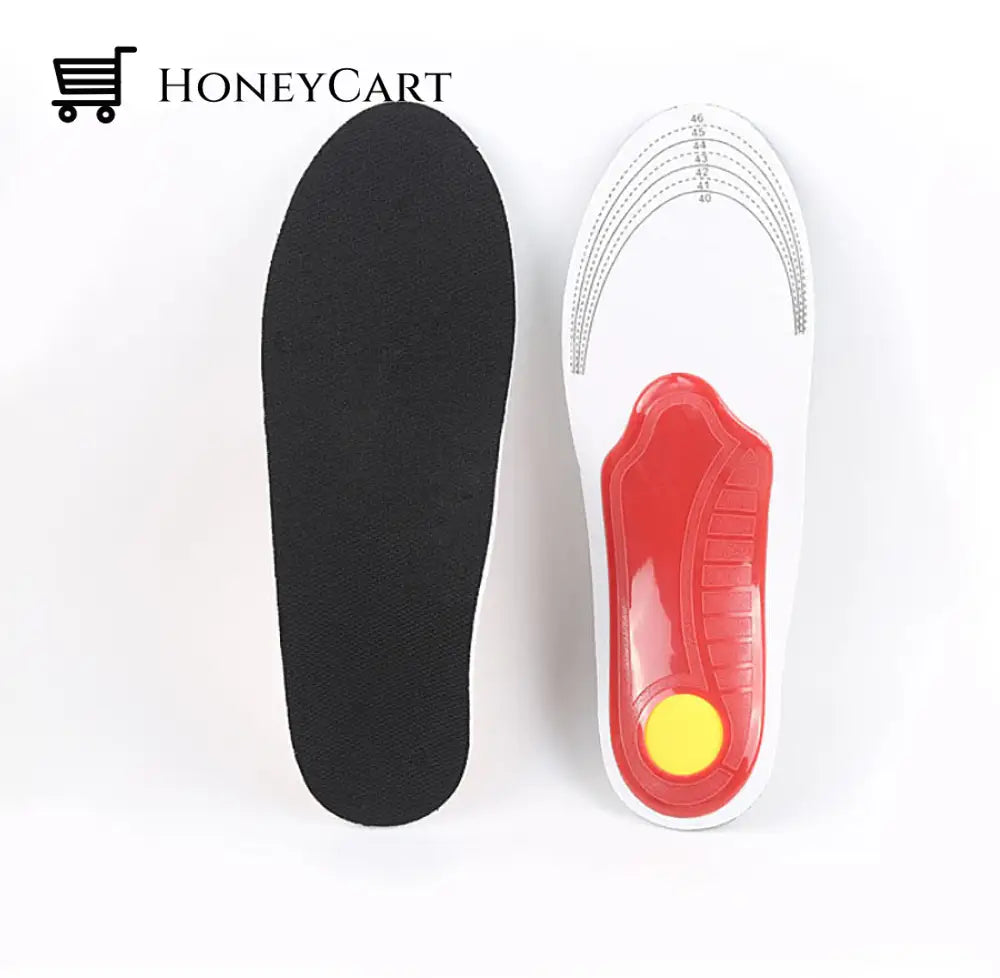 Unisex Premium Orthotic High Arch Support Insoles Gel Pad