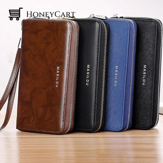 Unisex Rfid Long Wallet Tool