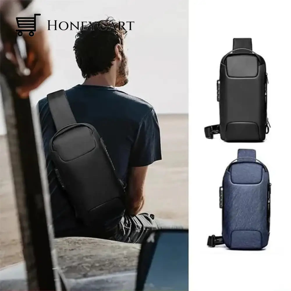 Usb Charging Sport Sling Anti-Theft Shoulder Bag