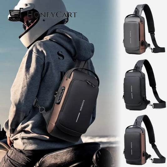 Usb Charging Sport Sling Anti-Theft Shoulder Bag