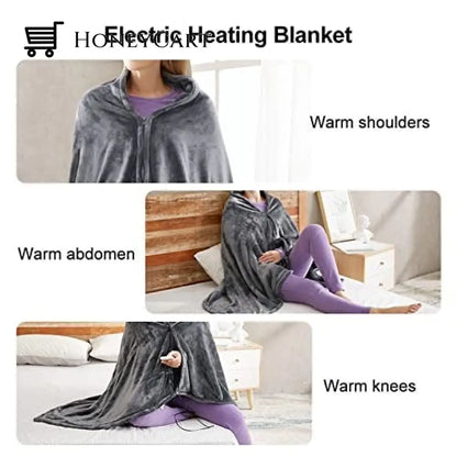 Usb Heating Warm Shawl - Electric Plush Blanket