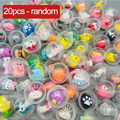 Mini Claw Machine Prize Balls - Assorted 32mm Mystery Egg Gifts for Kids