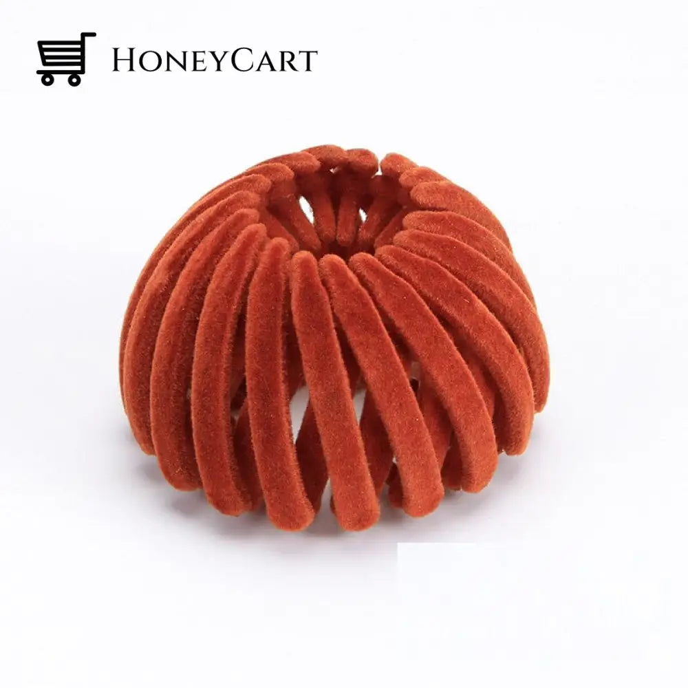 Velvet Nest Scrunchie Orange