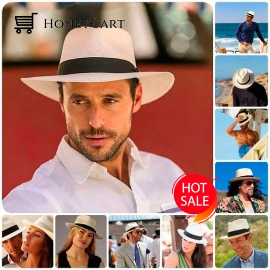 Veneecy Adjustable Classic Panama Hat-Handmade In Ecuador