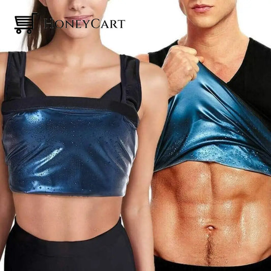 Versatile Heat Trapping Sweat Compression Vest For Men And Women