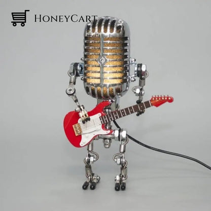 Vintage Microphone Robot Desk Lamp