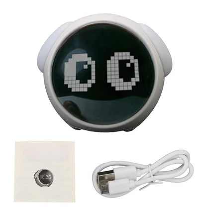 Kids Alarm Clock Voice-Controlled Night Light Alarm Clock