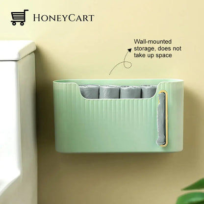 Wall Mounted Garbage Bag Organizer