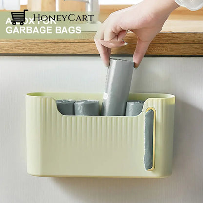 Wall Mounted Garbage Bag Organizer