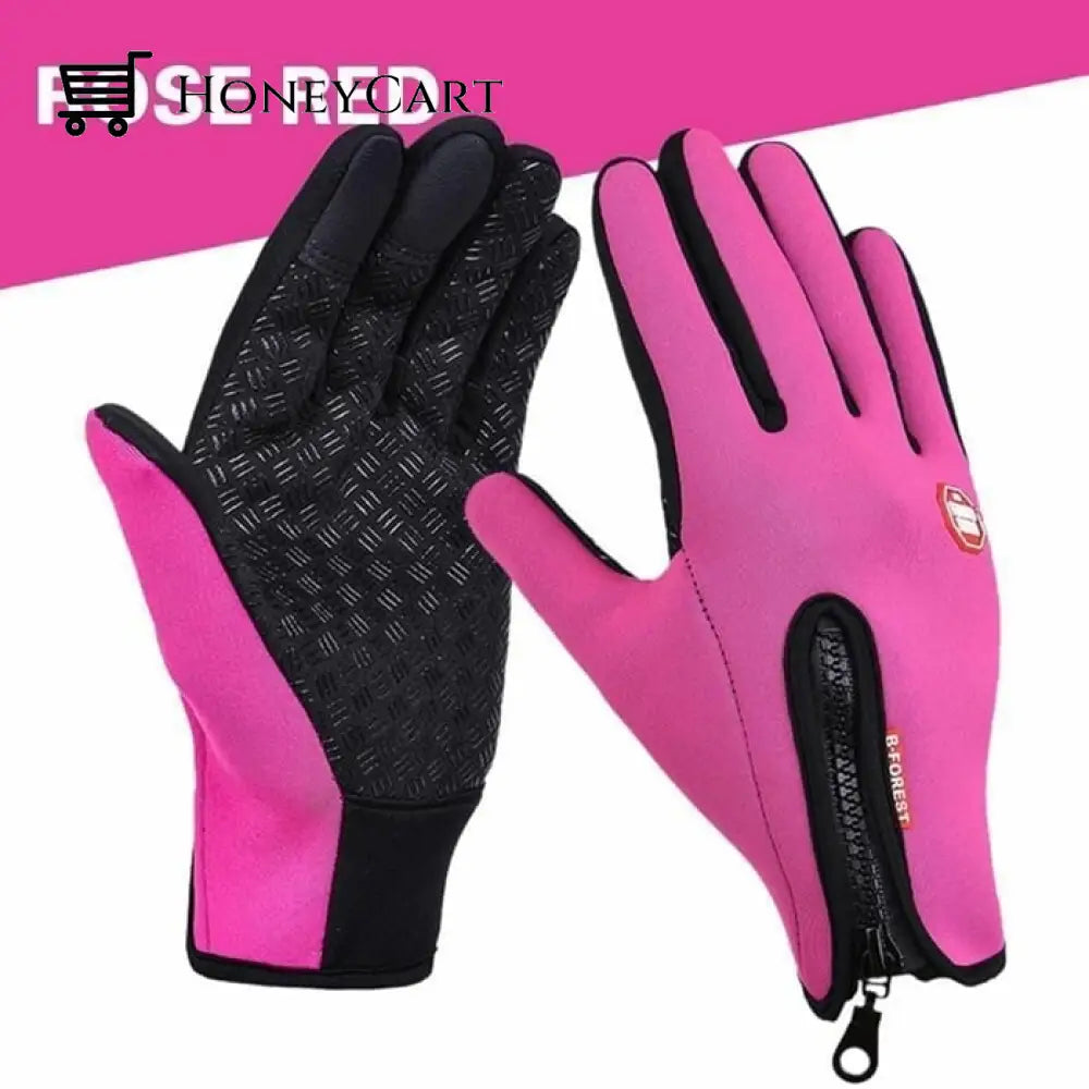 Warm Thermal Gloves Cycling Running Driving