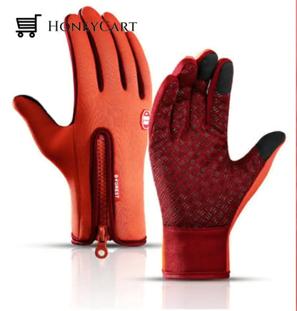 Warm Thermal Gloves Cycling Running Driving