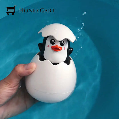 Water Sprinkler Egg Shape Baby Bath Toy Penguin Toys & Activity Equipment