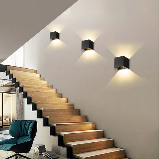 Waterproof LED Outdoor Wall Lamps – Aluminum Wall Light for Indoor & Outdoor Ambiance, Perfect for Living Room & Patio Decor