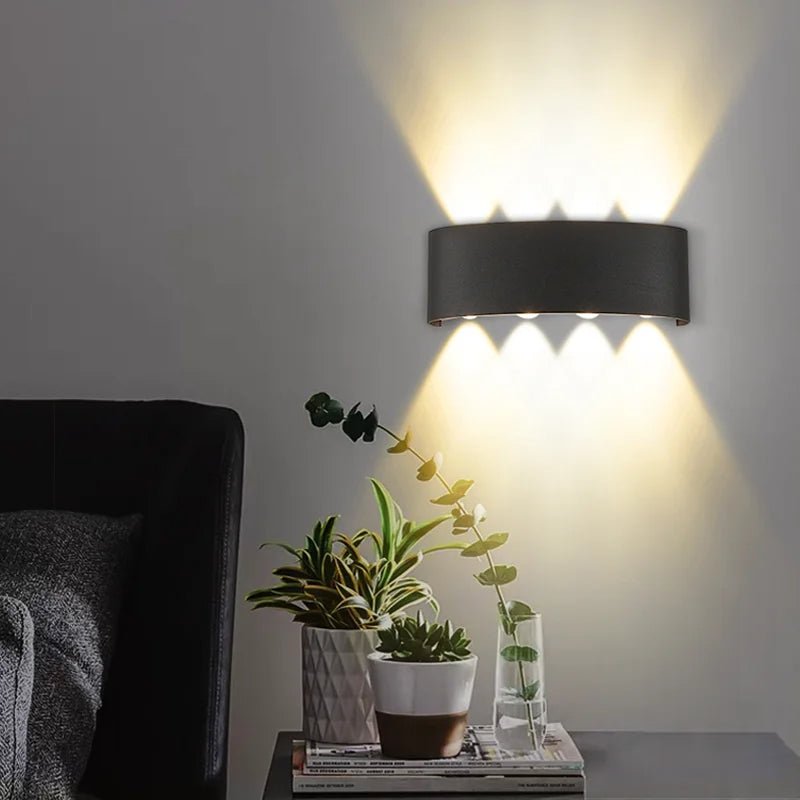 Waterproof LED Outdoor Wall Lamps – Aluminum Wall Light for Indoor & Outdoor Ambiance, Perfect for Living Room & Patio Decor