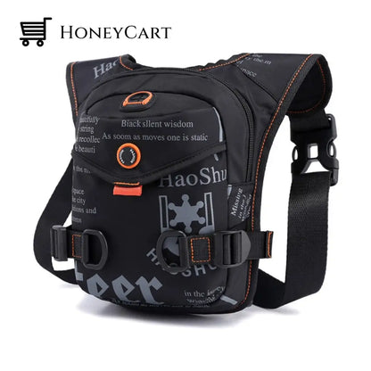 Waterproof Sporty Crossbody Bag Black Leg Backpacks