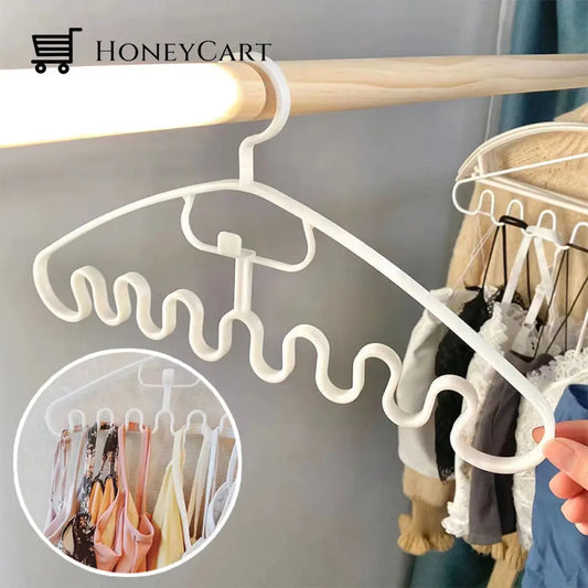 Wave Pattern Stackable Hanger (10Pcs)