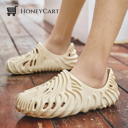 Wavy Comfy Breathable Beach Slippers Shoes