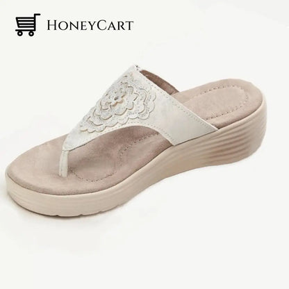 Wedge Sandals Soft Elastic Sole Summer Flip-Flops