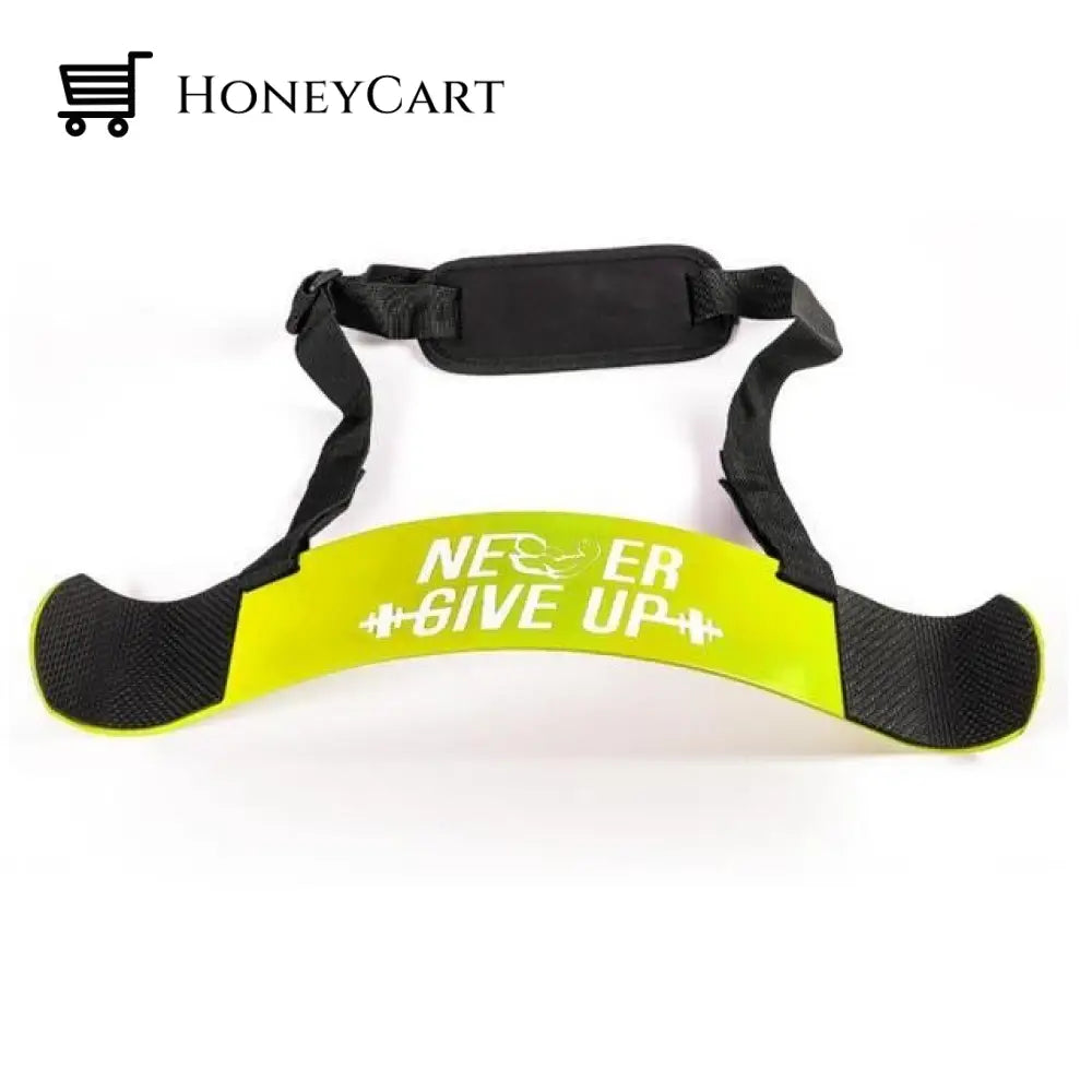 Weight Lifting Arm Blaster - For Biceps & Triceps Yellow Fitness