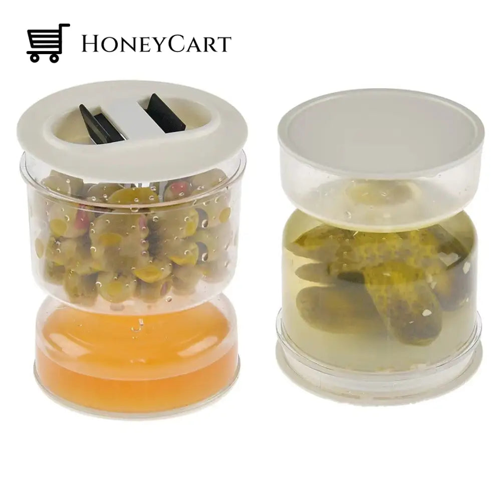 Wet And Dry Separation Pickle Jar Plastic