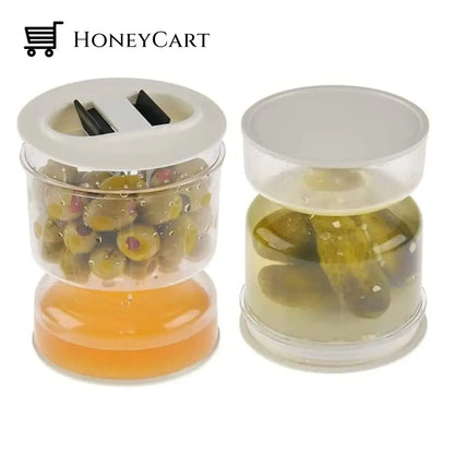 Wet And Dry Separation Pickle Jar Plastic