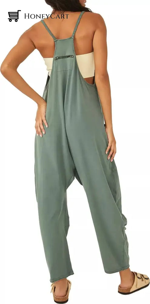 Wide Leg Jumpsuit With Pockets