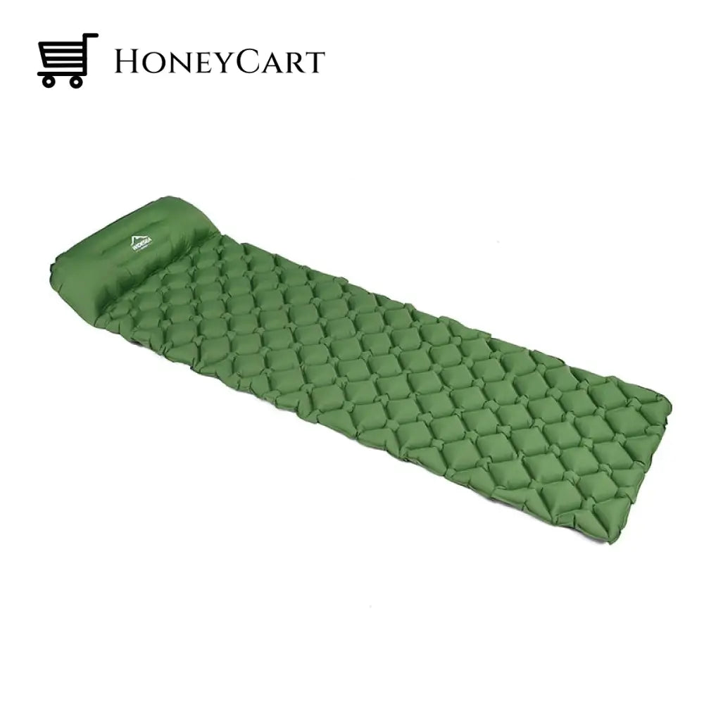 Widesea Inflatable Air Camping Sleeping Pad Green Pads