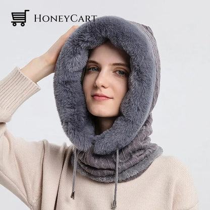 Winter Knit Set Unisex Warm Wind Proof Cap Tool