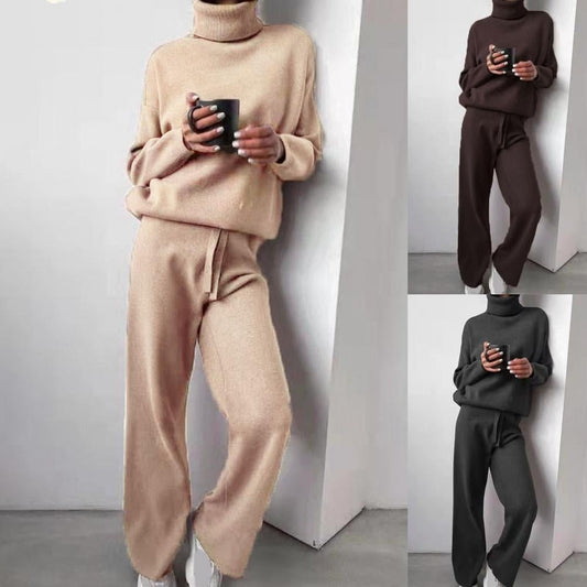 Cozy Winter Knitted Two-Piece Set