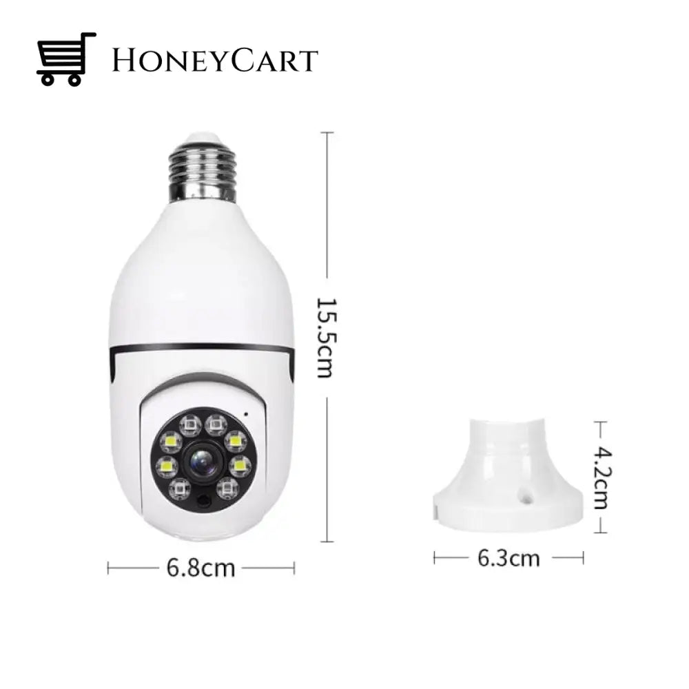 Wireless Wifi Light Bulb Camera Security