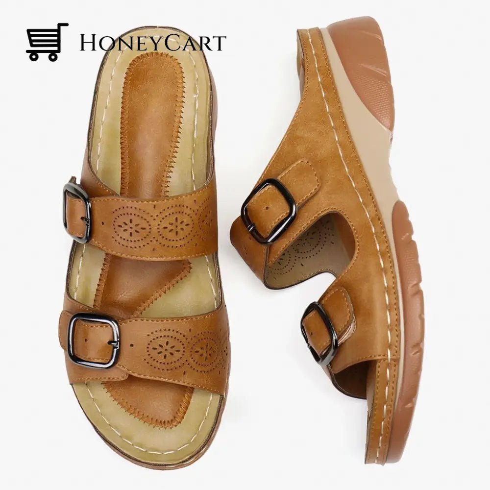 Woman Open Toe Orthopedic Comfy Sandals 4 Colors 2023 Design Shoes &