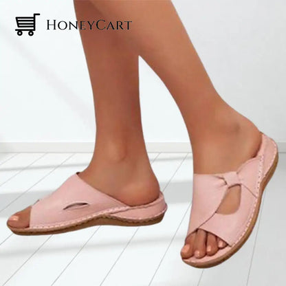 Women Casual Summer Sandals Pink / 35