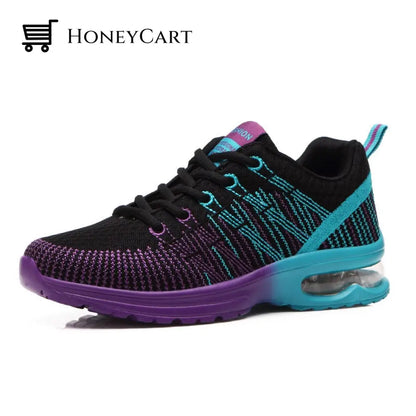 Women Orthopedic Sneakers Stylish Walking Shoes Purple / Us 5.5