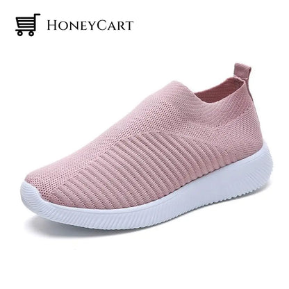 Women Soft Walking Shoes Pink / 4.5 Womens Flats