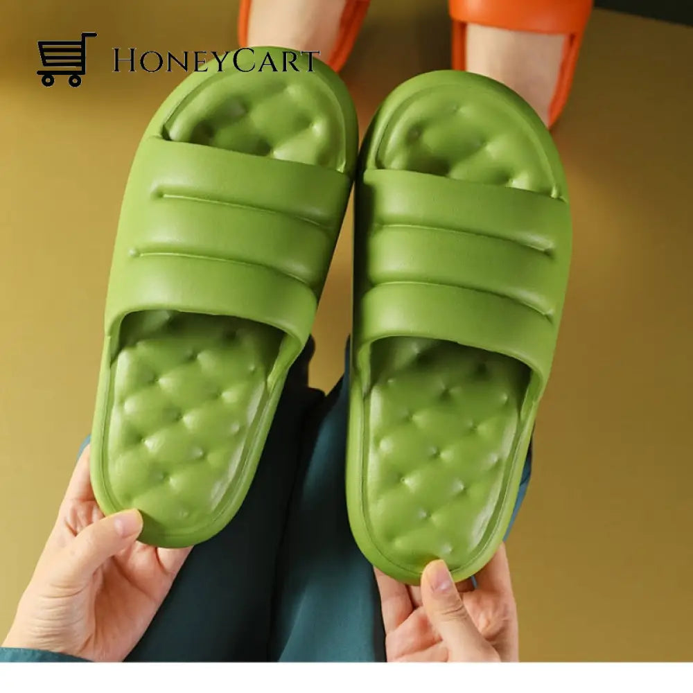 Women Thick Soles Eva Sofa Slides Anti-Slip Indoor Sandals Sandals