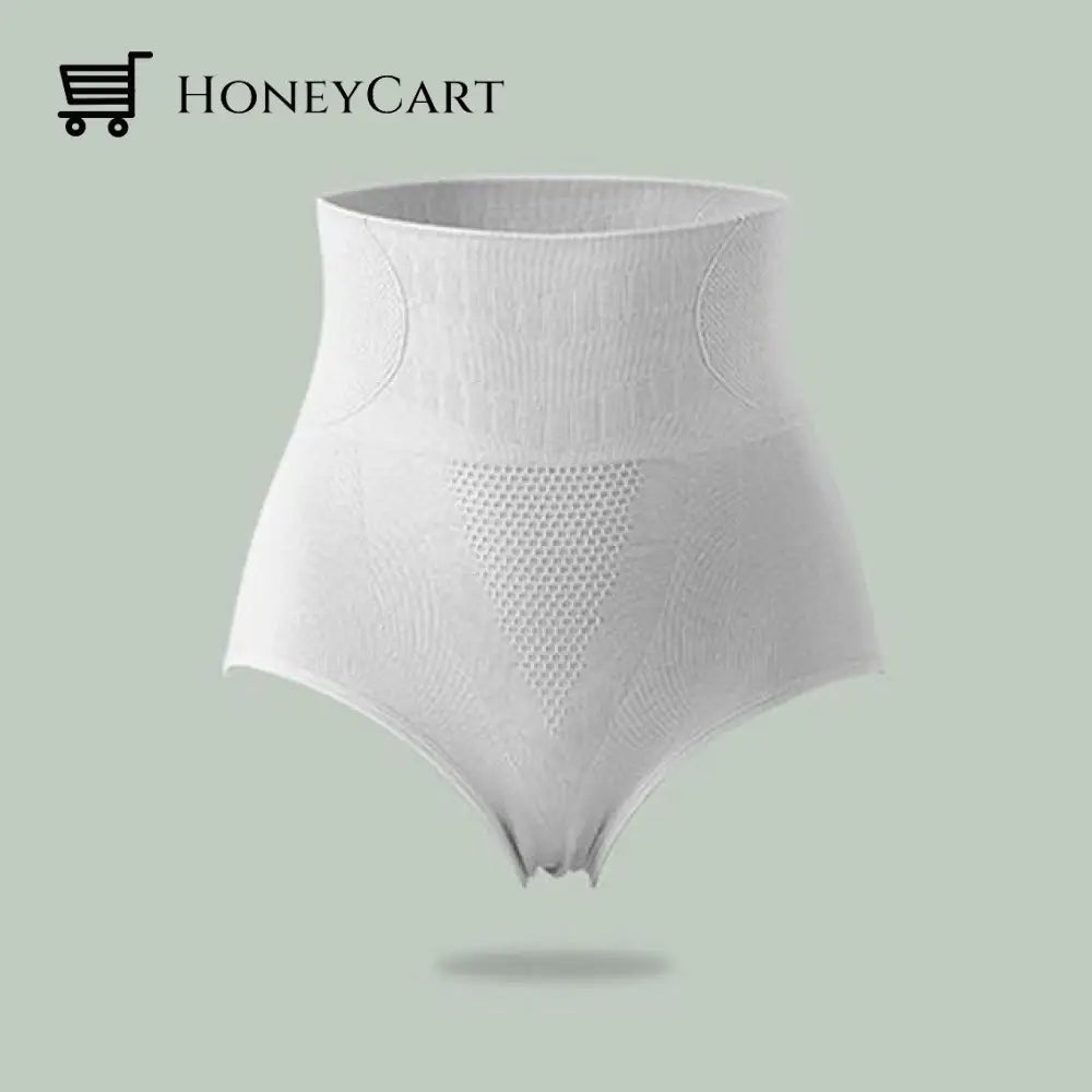 Women Tummy Control Butt Lifter Body Shaper Panties Gray / M Shapewear Underwear