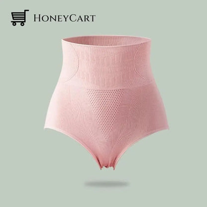 Women Tummy Control Butt Lifter Body Shaper Panties Pink / M Shapewear Underwear