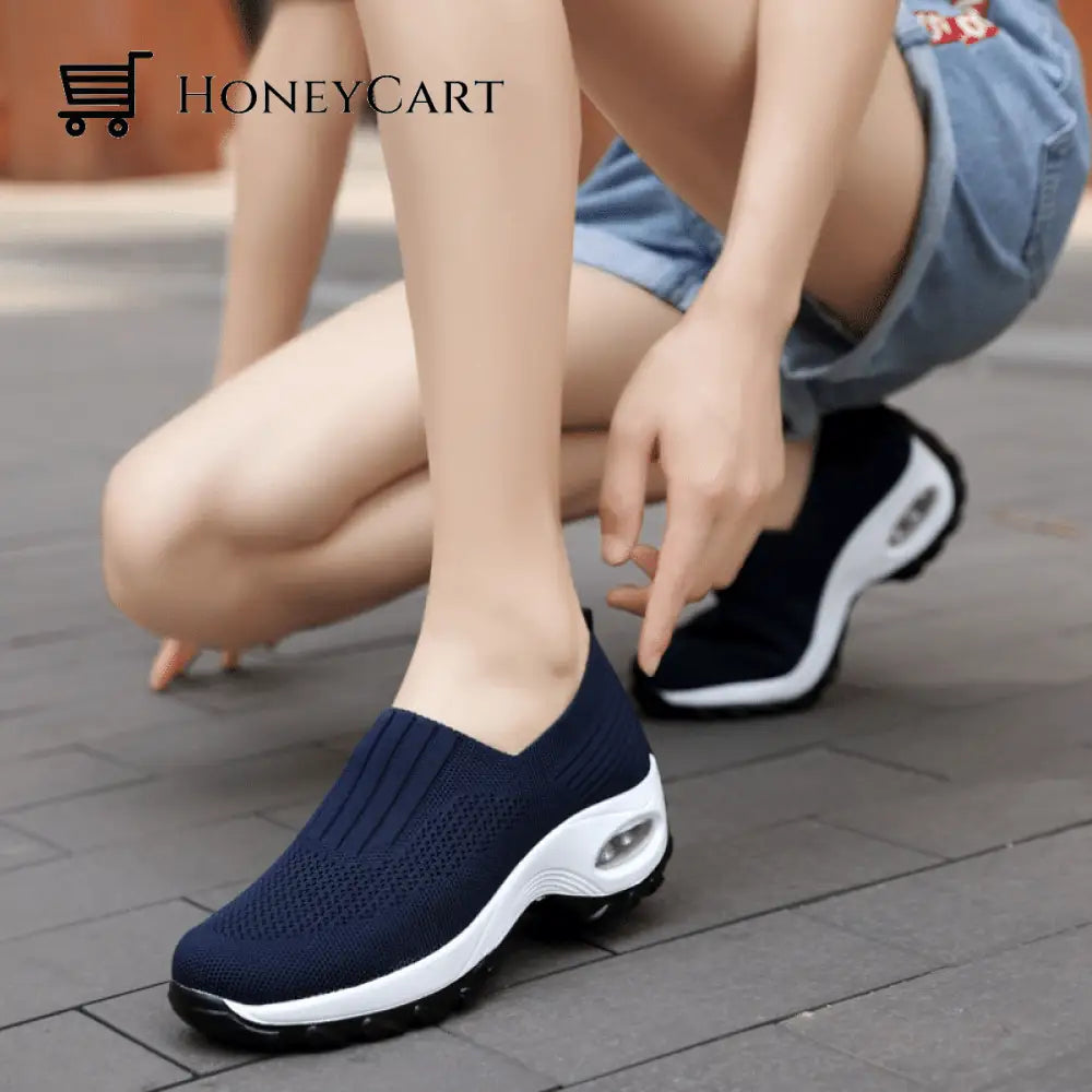 Womens Athletic Walking Shoes Casual Mesh-Comfortable Work Sneakers Ltt-Shoes