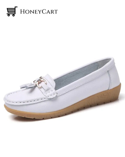 Womens Breathable Moccasins Shoes 2022 White / Us 5.5 Eu35